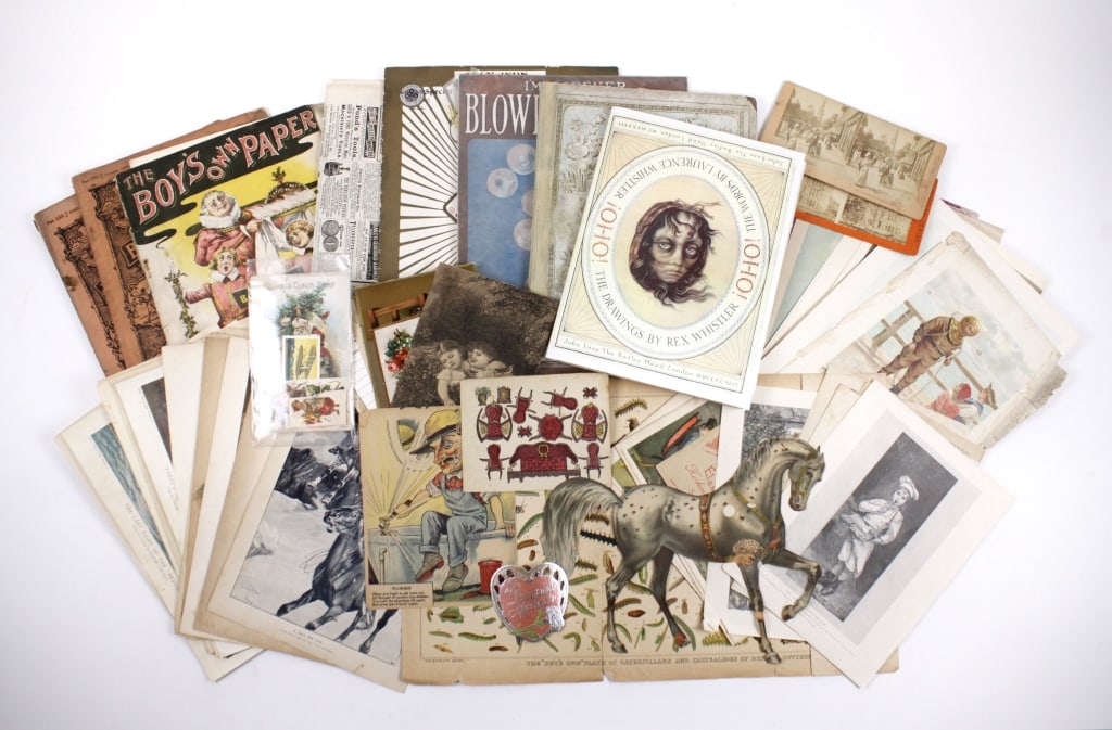 [CHILDREN'S] EPHEMERA, STEREOS, MAGAZINES, ETC. (1 of 4)