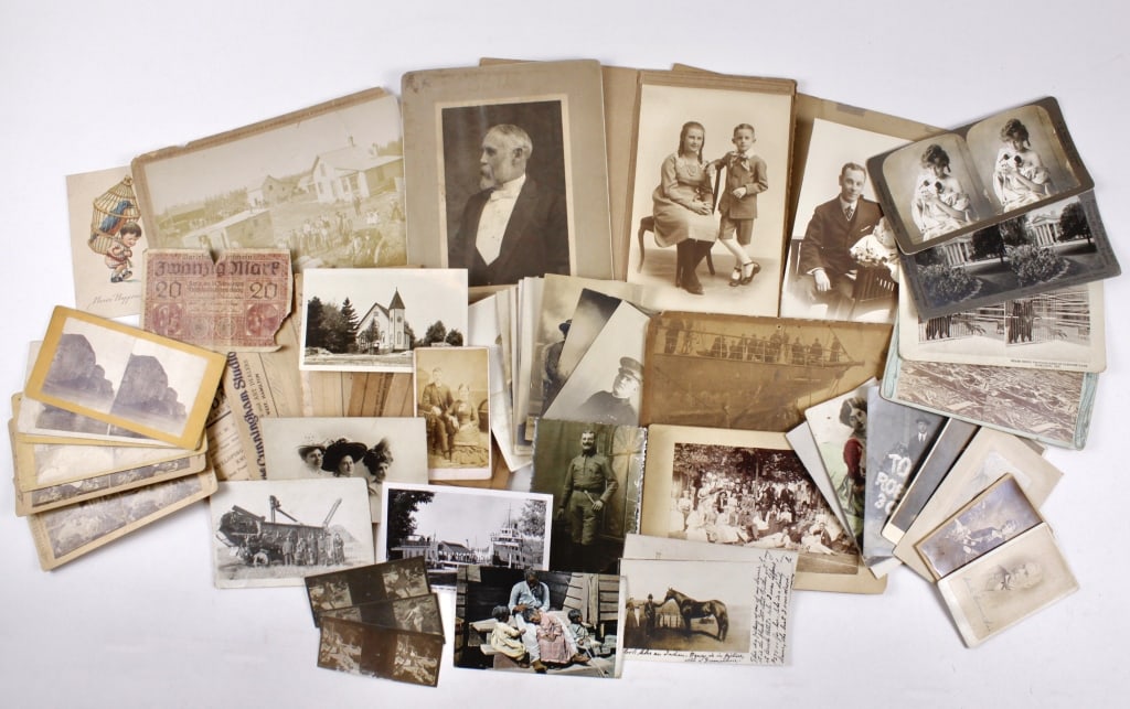 [PHOTOGRAPHS] MID-LATE 19th. LOT OF 100+ TOGETHER (1 of 6)