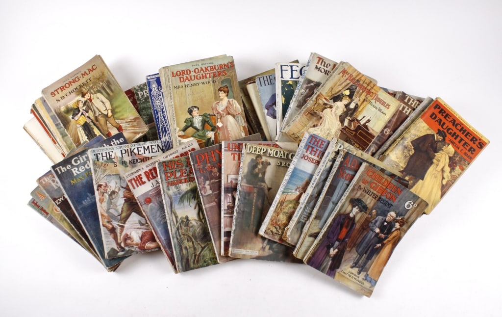 [PULPS] SIXPENNY NOVELS. 37 VOLS SOLD TOGETHER (1 of 3)