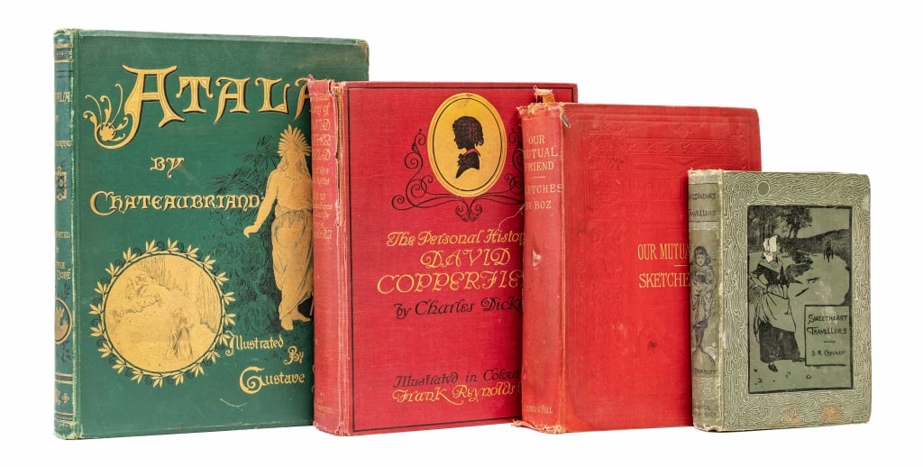 [ILLUSTRATED] LOT OF 4 VOLUMES SOLD TOGETHER (1 of 12)