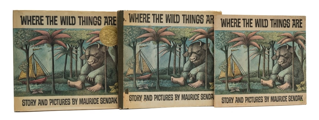 SENDAK, MAURICE. WHERE THE WILD THINGS ARE. 3 VOL (1 of 8)