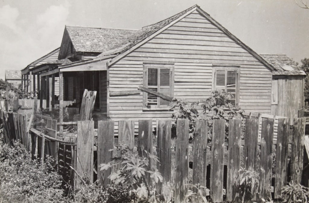 BURCKHARDT, RUDY. UNTITLED (POOR HOUSE) (1 of 4)