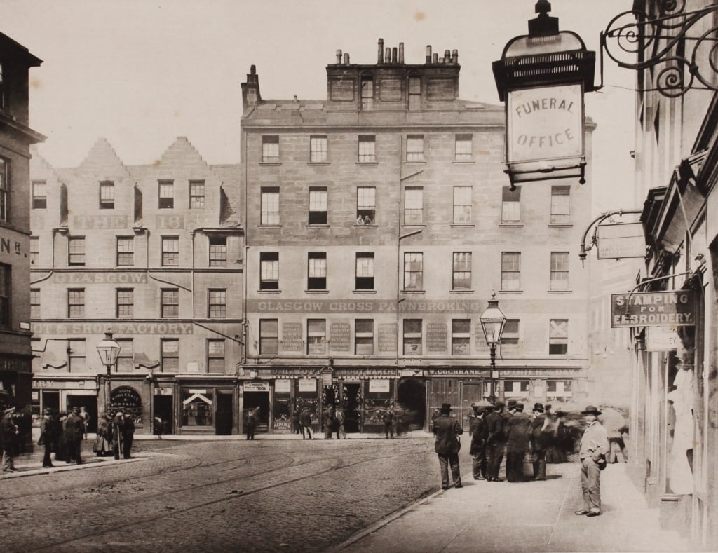 ANNAN, THOMAS. SALTMARKET FROM LONDON ST. 1885 (1 of 4)