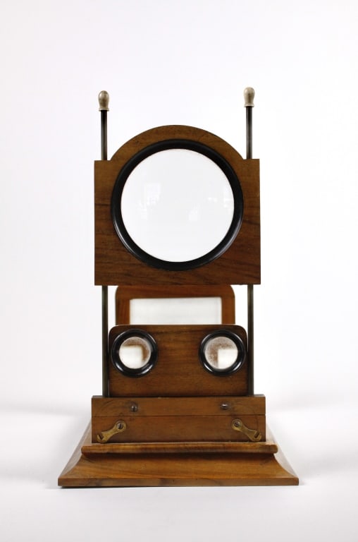VICTORIAN DOUBLE-FUNCTION WALNUT VIEWER (1 of 3)