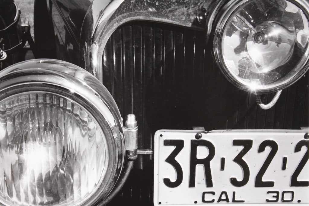 WESTON, EDWARD. CAR HEADLIGHTS, 1930 (1 of 4)