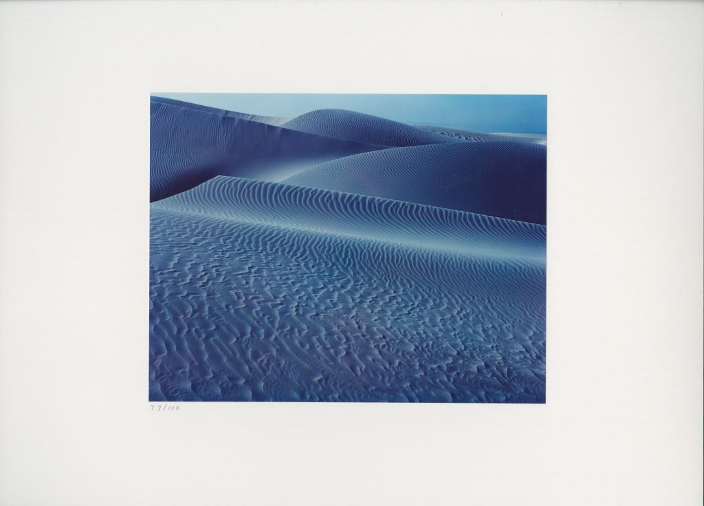 WESTON, EDWARD & COLE. OCEANO 1948. 77/100: WESTON, EDWARD; COLE. Oceano 1948. Numbered 77/100. Dye print from Edward Weston (stamped on verso). Mounted on larger sheet. Captioned, signed by Cole Weston on sheet verso. Print: 18.5 x 24 cm; shee