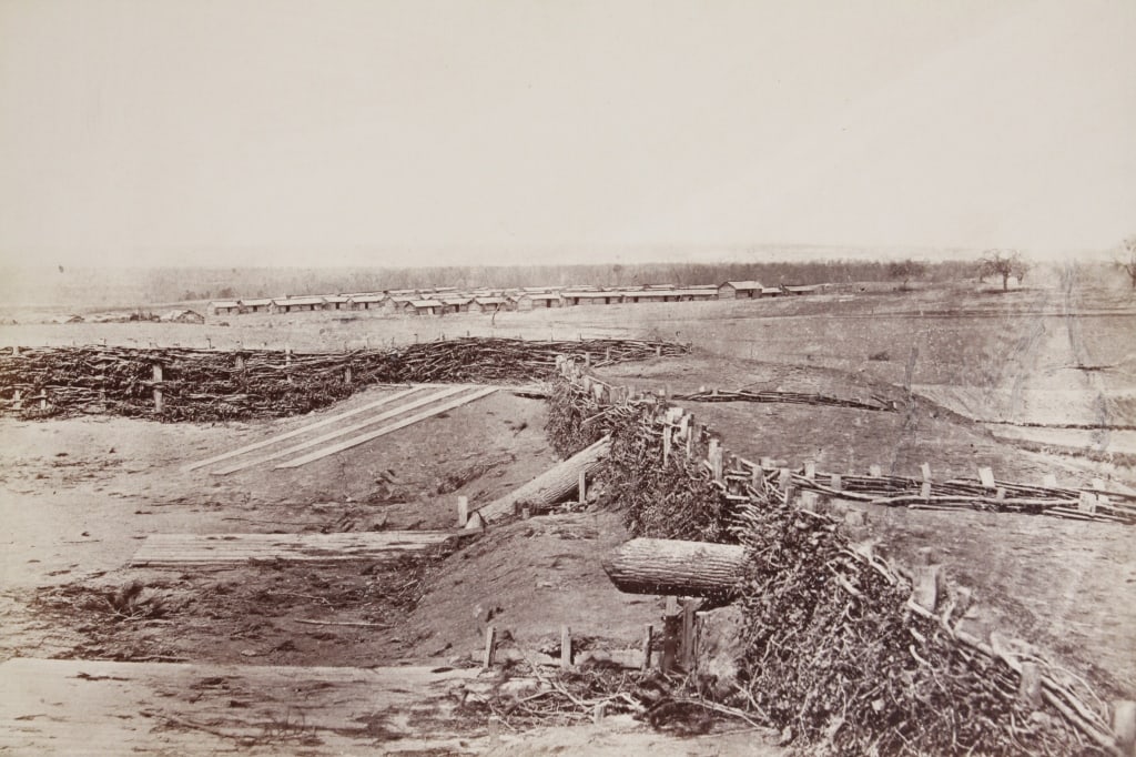 GARDNER. QUAKER GUNS, CENTREVILLE, VIRGINIA. 1865 (1 of 4)