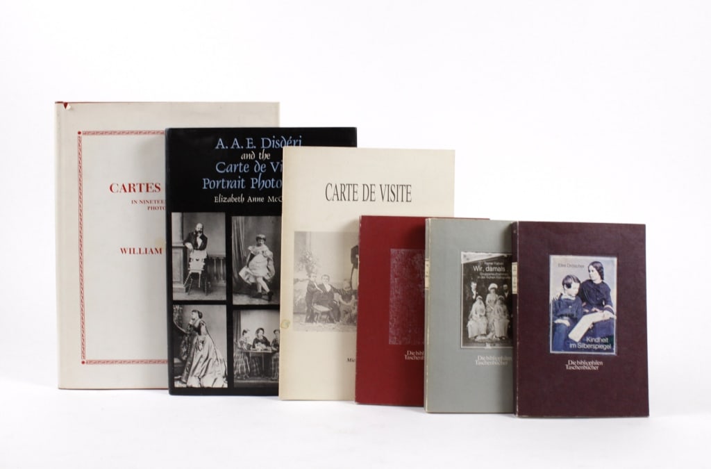 [BOOKS] CARTES DE VISITE. LOT OF 6 VOLS TOGETHER (1 of 3)