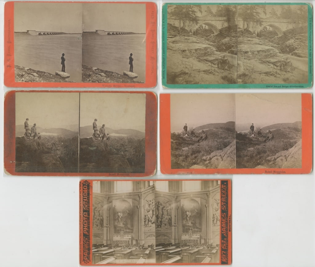 [STEREOS] PARKS, J.G. MONTREAL. LOT OF 10 (1 of 4)