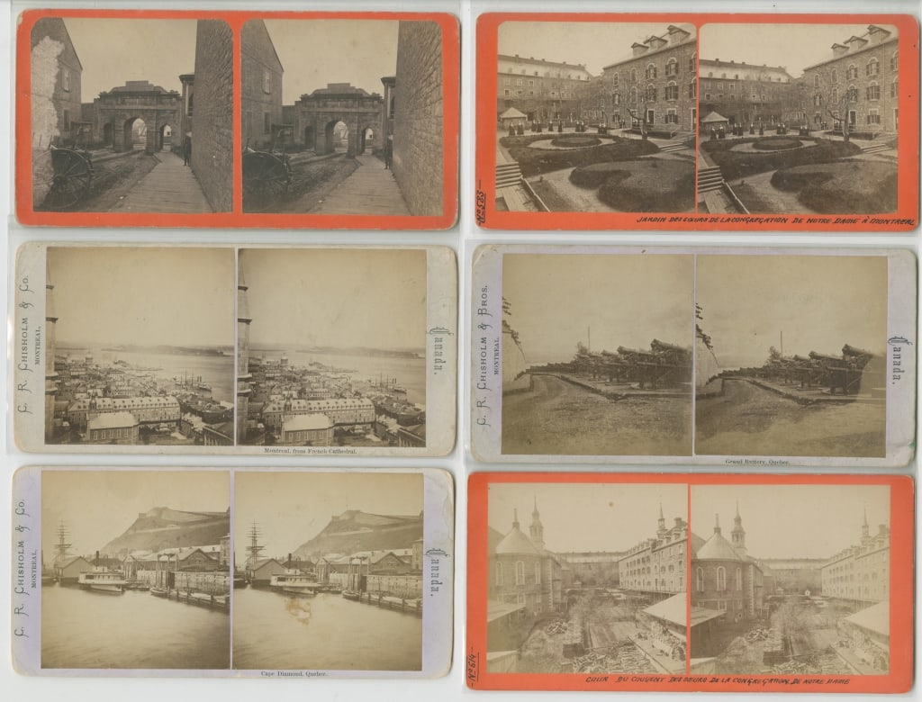 [STEREOS] MONTREAL. LOT OF 16 SOLD TOGETHER (1 of 6)