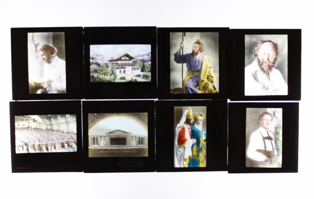 [LANTERN SLIDES] PASSION PLAYS, ETC. LOT OF 100+ (1 of 4)