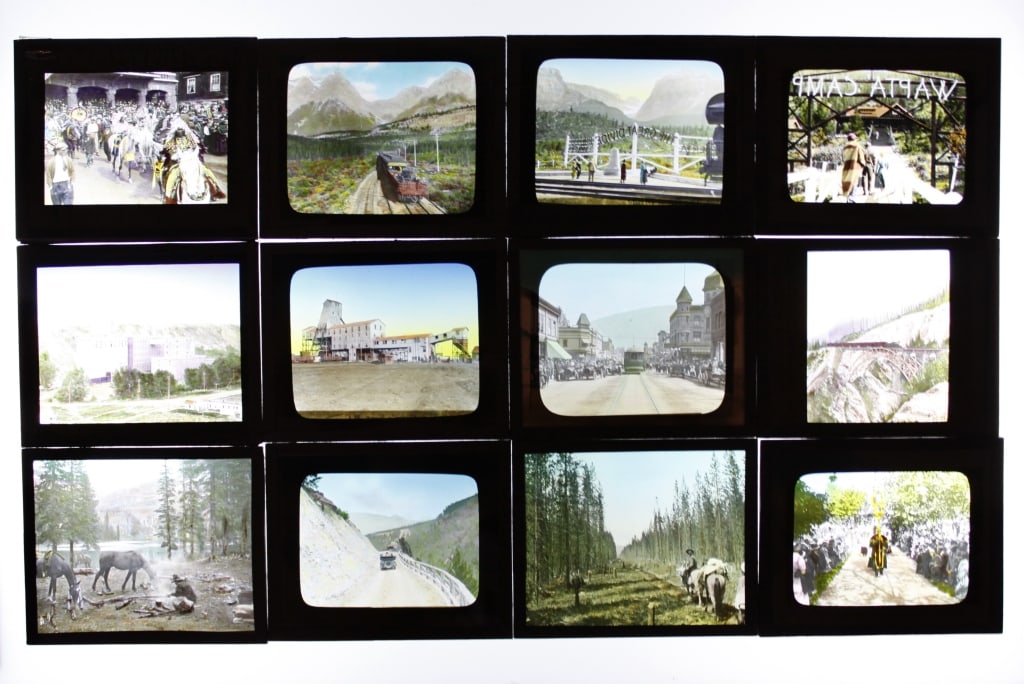 [LANTERN SLIDES] CANADIAN PACIFIC RAILWAY. 100+ (1 of 3)
