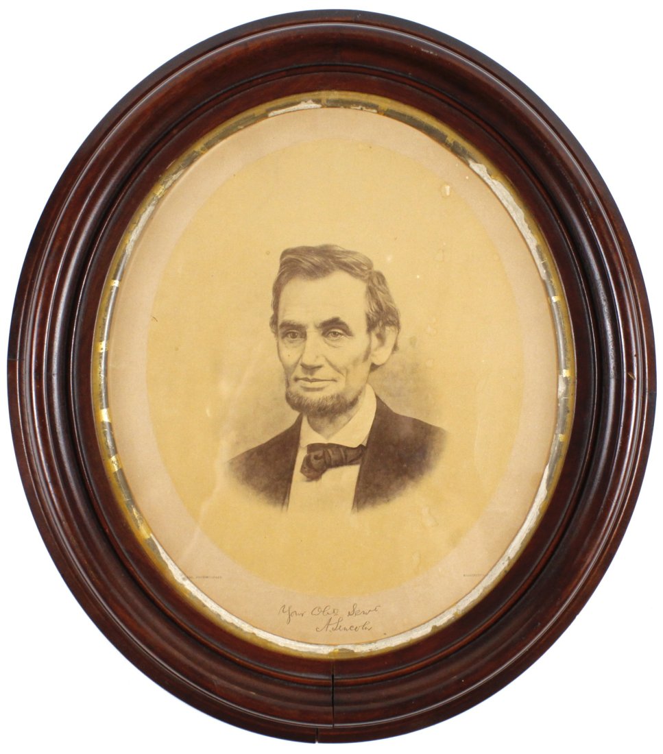 GARDNER, ALEXANDER. ABRAHAM LINCOLN. c.1865 (1 of 4)