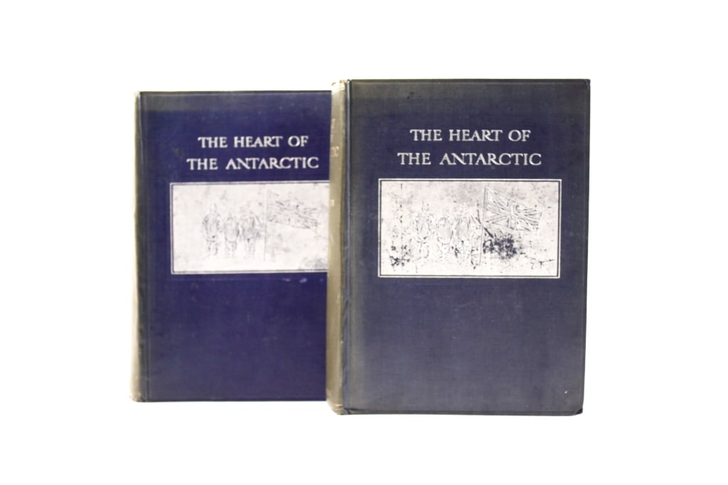 SHACKLETON. HEART OF THE ANTARCTIC. 2 VOLS. 1909 (1 of 8)
