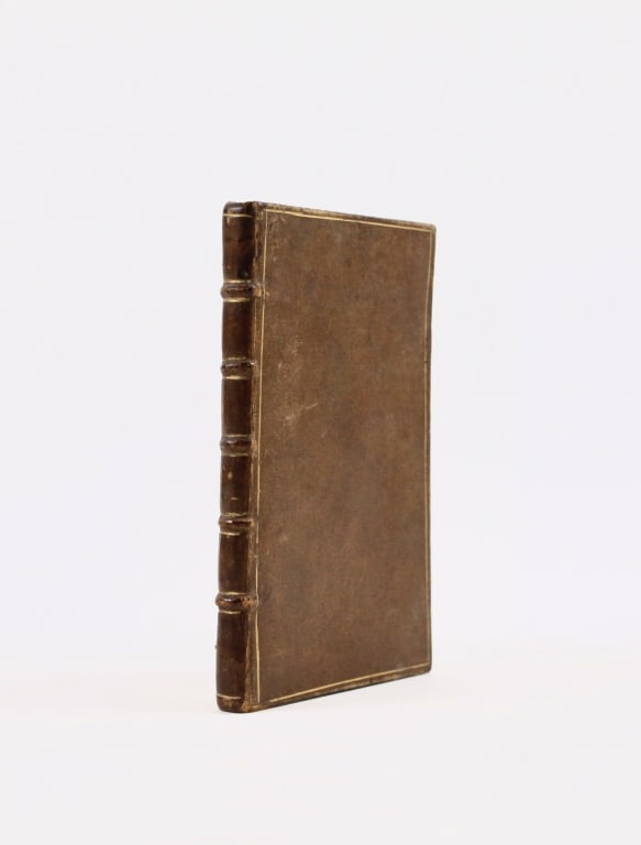 WATSON. GENTLEMAN AND CITIZEN'S ALMANACK. 1742: Watson, John. THE GENTLEMAN AND CITIZEN'S ALMANACK. Dublin: printed for John Watson by S. Powell, 1742. 12mo. Full speckled calf boards ruled in gilt. Spine with 5 raised bands. Blind rolls on board e