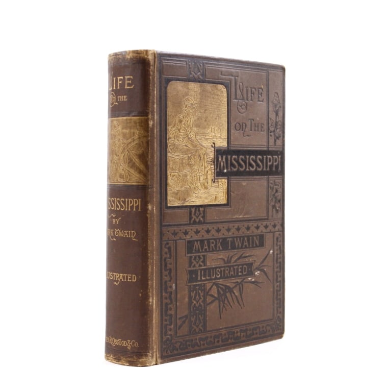 TWAIN. LIFE ON THE MISSISSIPPI. 1883. 1ST AMERICAN (1 of 2)