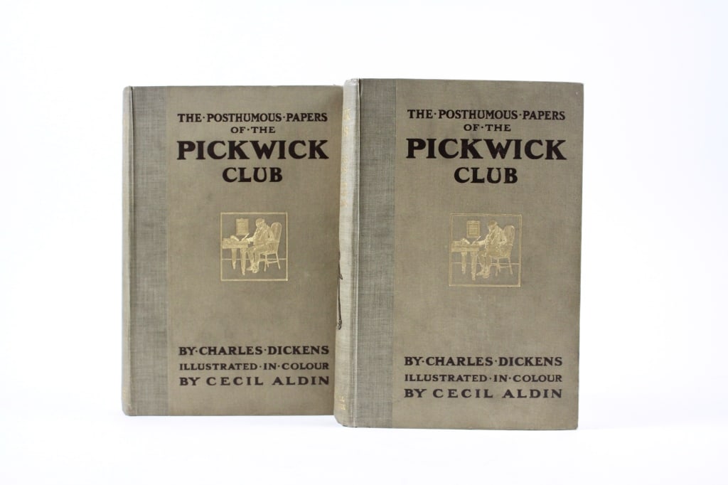 DICKENS; ALDIN. POSTHUMOUS PAPERS OF PICKWICK. 2V (1 of 5)
