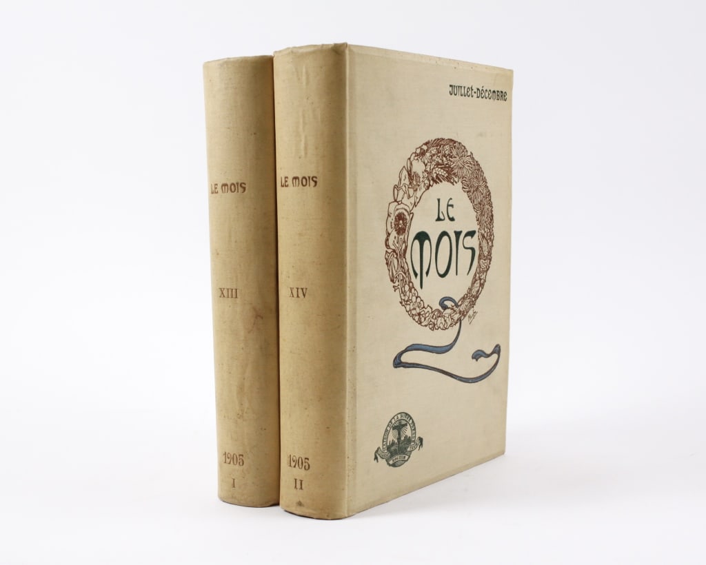 MUCHA, ALPHONSE. LE MOIS: LITTERAIRE... 2V. 1905 (1 of 3)
