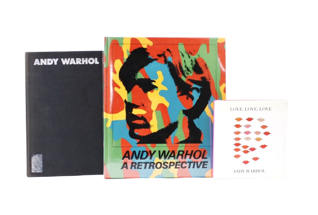 [WARHOL, ANDY] LOT OF 3 VOLUMES SOLD TOGETHER (1 of 6)