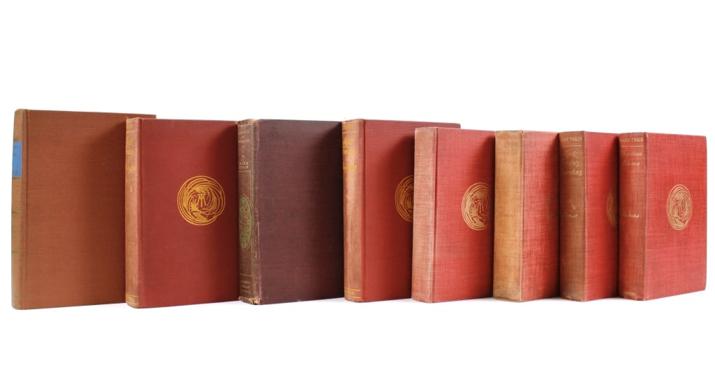 [TWAIN, MARK] LOT OF 8 VOLUMES SOLD TOGETHER (1 of 2)