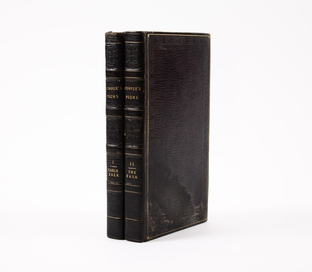 COWPER, WILLIAM. TABLE TALK / THE TASK. 2V. 1817 (1 of 2)