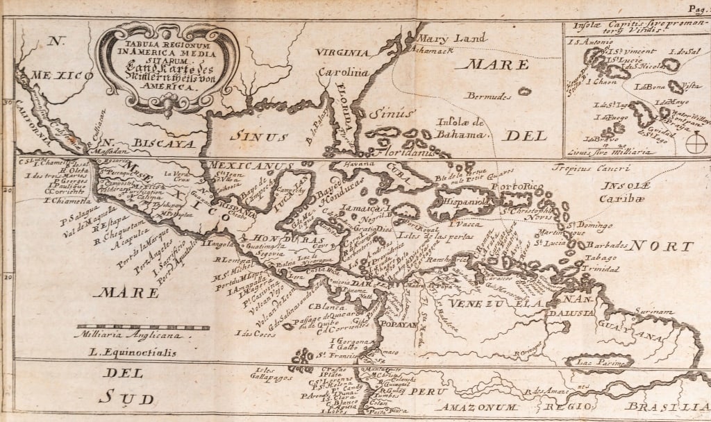 DAMPIER, WILLIAM. NEUE REISE UM DIE WELT. 1702 (1 of 6)