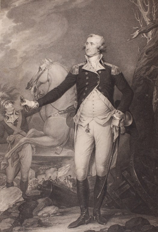 TRUMBALL; CHEESMAN. GEORGE WASHINGTON. 1796 (1 of 2)