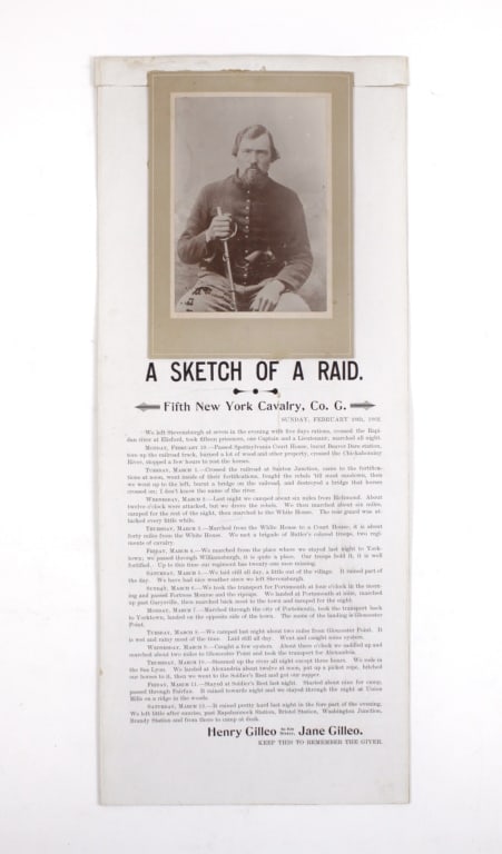 [CIVIL WAR] ALBUMEN + TRANSCRIPTION OF LETTER (1 of 3)