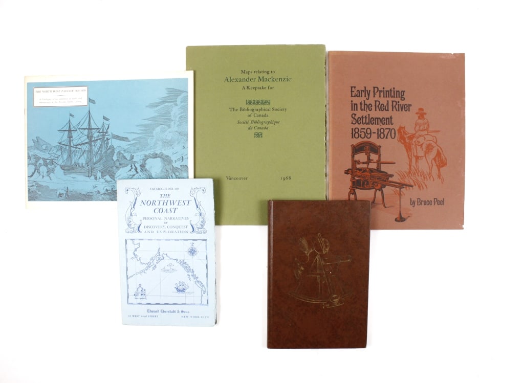[NORTH WEST AMERICA, BIBLIOGRAPHY] LOT OF 6 VOLS (1 of 3)