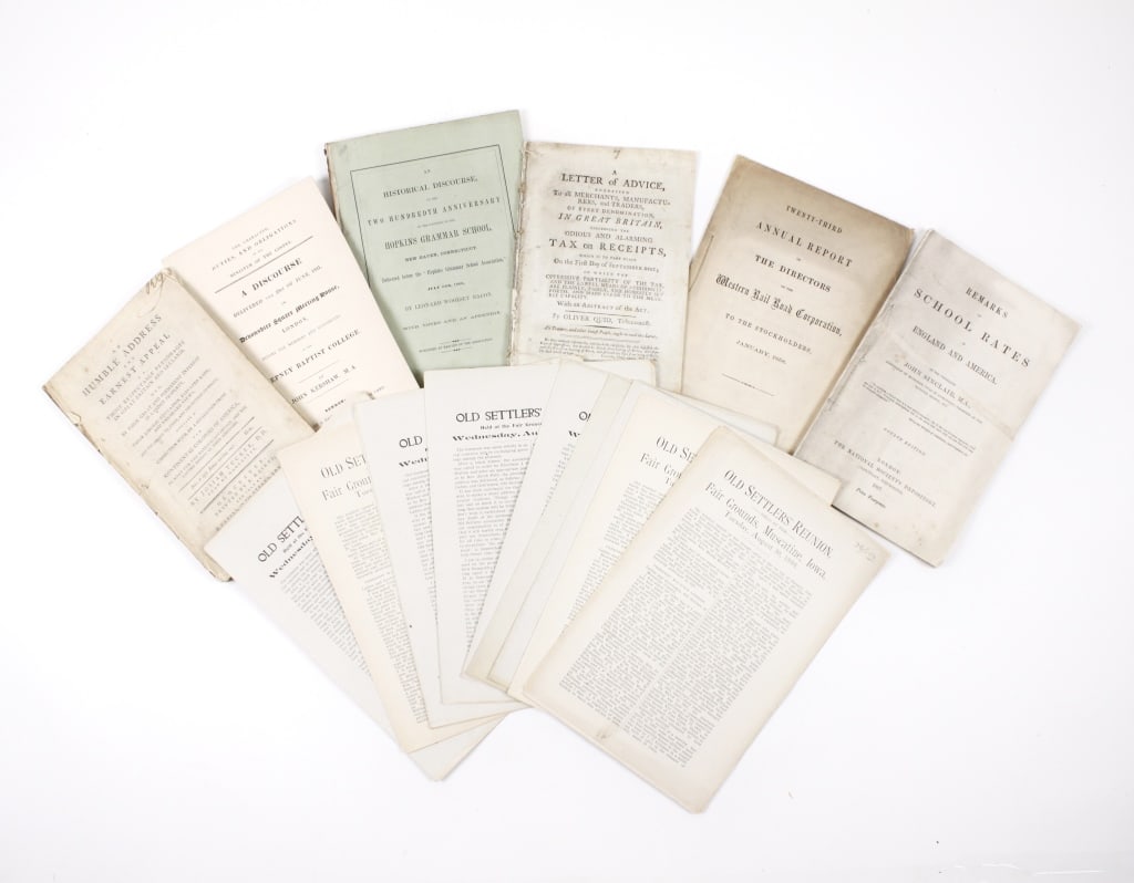 [PAMPHLETS] LOT OF 16 VOLUMES SOLD TOGETHER (1 of 1)