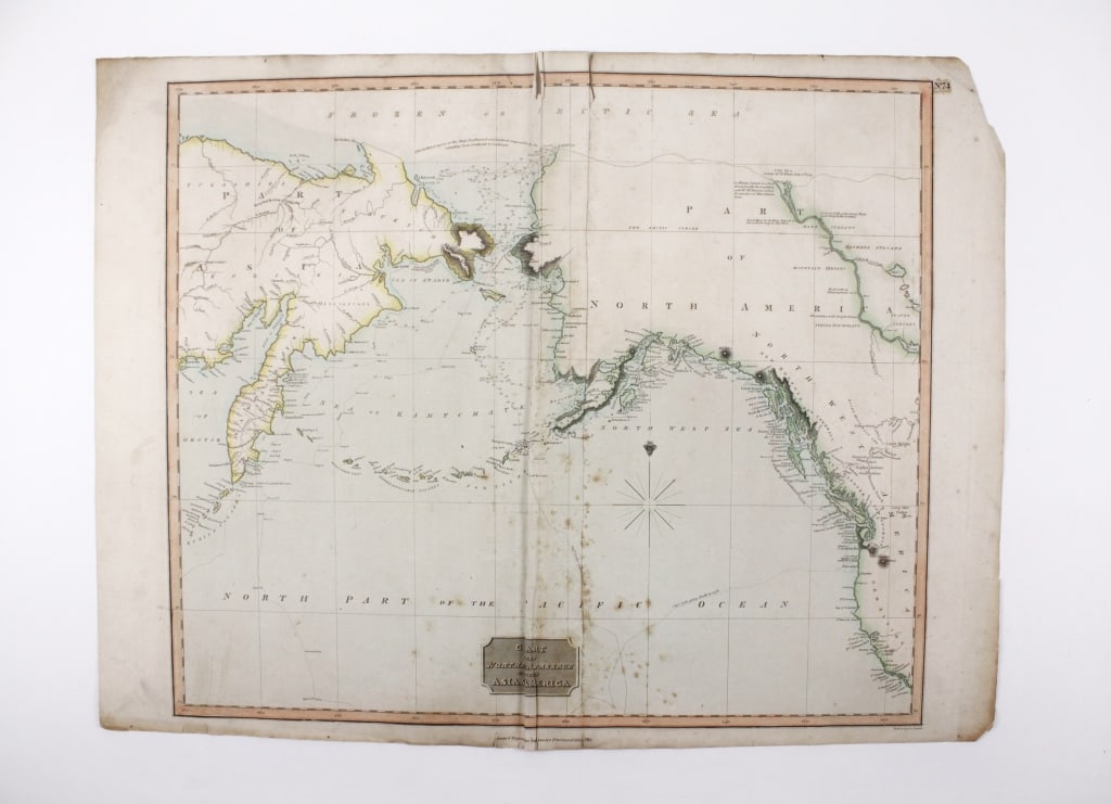 [MAPS] DOUBLE-PAGE. LOT OF 4 SOLD TOGETHER (1 of 4)