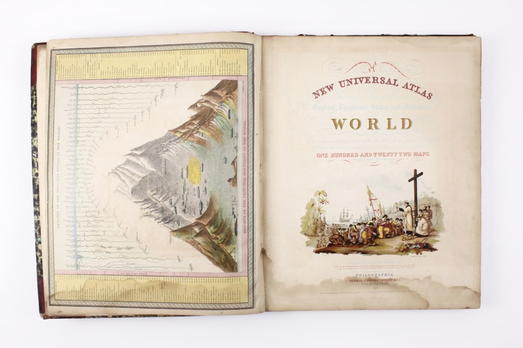 COWPERTHWAIT, T. NEW UNIVERSAL ATLAS. 1852 (1 of 4)