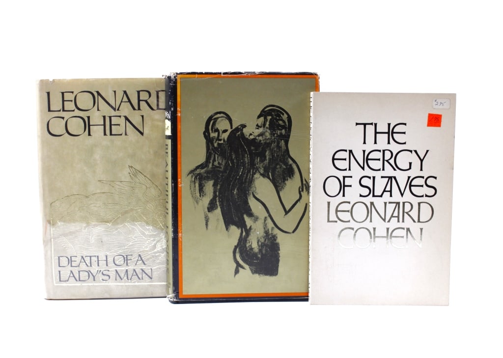 [COHEN, LEONARD] LOT OF 3 VOLUMES SOLD TOGETHER (1 of 2)