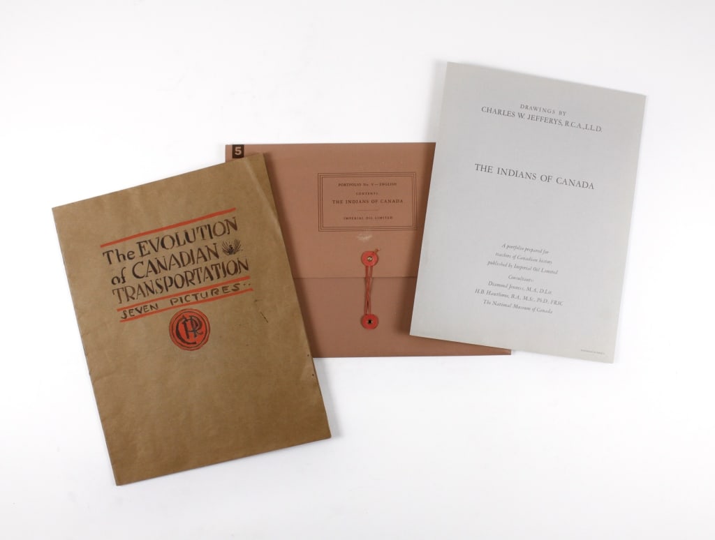 [JEFFERYS, C.W.] MAQUETTE, OG DRAWINGS + PORTFOLIO (1 of 6)