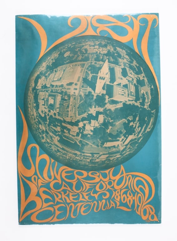 [POSTER] U OF CALIFORNIA CENTENNIAL 1868-1968 (1 of 1)