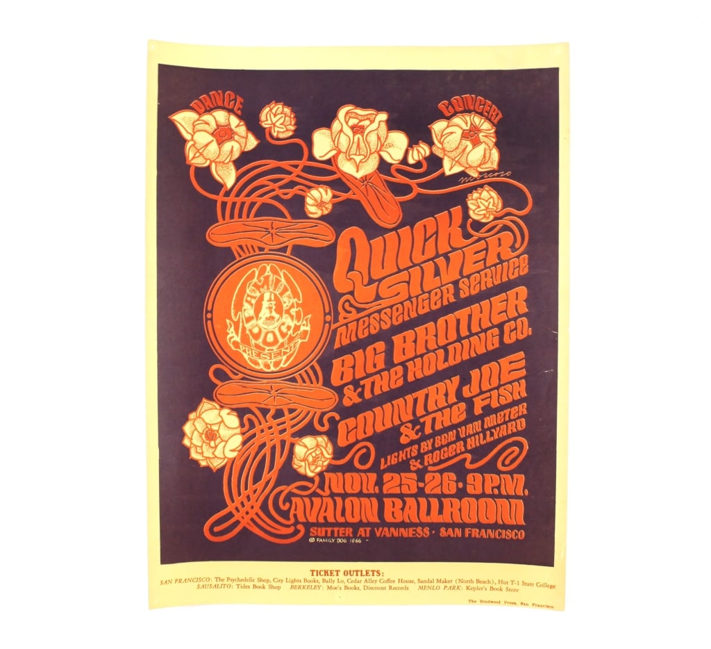 [POSTER] QUICKSILVER / BIG BROTHER / COUNTRY JOE (1 of 4)