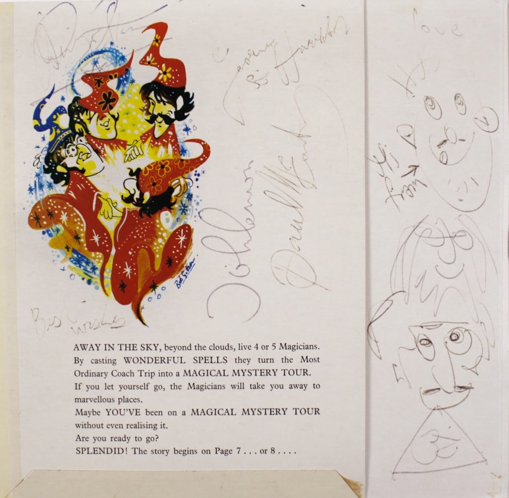 BEATLES. MAGICAL MYSTERY TOUR ALBUM, SIGNED BY ALL (1 of 6)