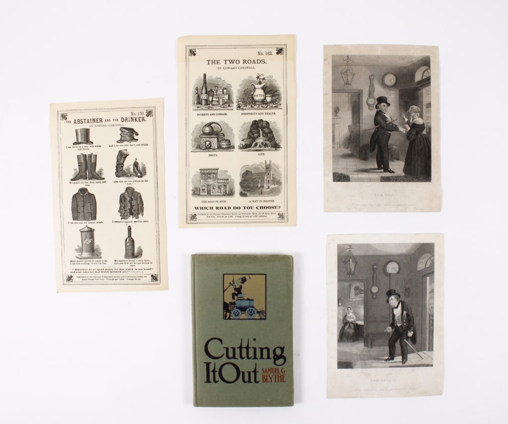 [ALCOHOLISM] LOT OF 5 PIECES SOLD TOGETHER (1 of 1)