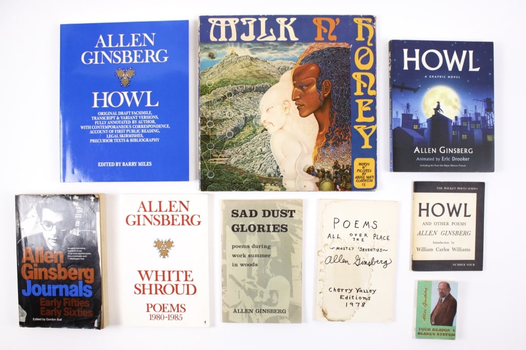 [GINSBERG, ALLEN] LOT OF 9 VOLS TOGETHER. 1 SIGNED (1 of 6)