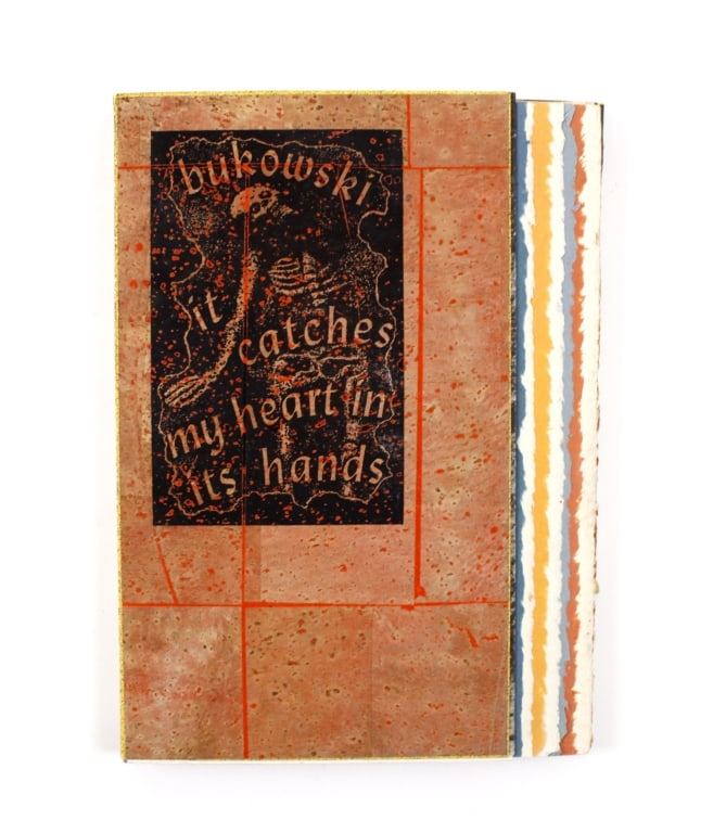 BUKOWSKI. IT CATCHES MY HEART IN ITS HANDS. SIGNED (1 of 3)