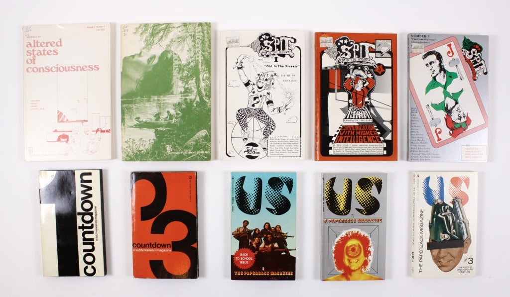 [JOURNALS] KESEY, LEARY, ETC. SIGNED. 10 VOLS (1 of 2)