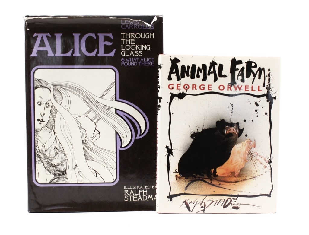 [STEADMAN, RALPH] SIGNED. ALICE / ANIMAL FARM (1 of 11)
