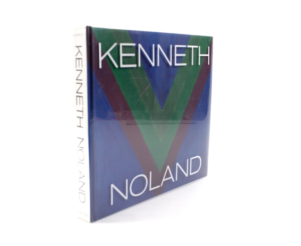 MOFFETT, KENWORTH. NOLAND, KENNETH. 1977: Moffett, Kenworth. KENNETH NOLAND. New York: Harry N. Abrams, 1977. Square quarto. Illustrated cloth boards. Plastic dust jacket. illustrated with tipped in plates. Generally very good condition, vari