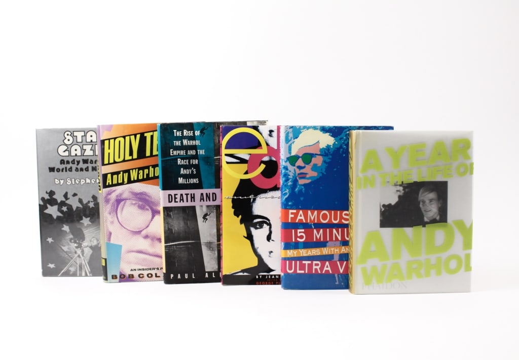 [WARHOL, ANDY] LOT OF 6 VOLUMES SOLD TOGETHER (1 of 5)