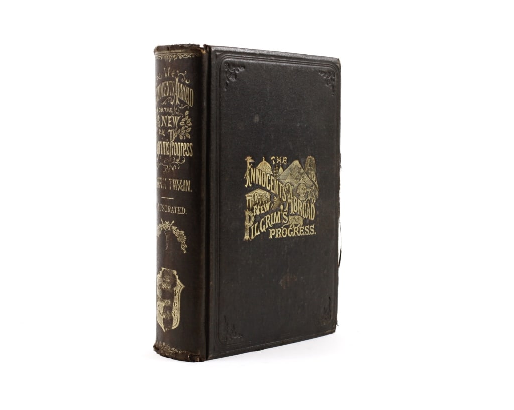 TWAIN. INNOCENTS ABROAD / PILGRIM'S PROGRESS. 1870 (1 of 4)