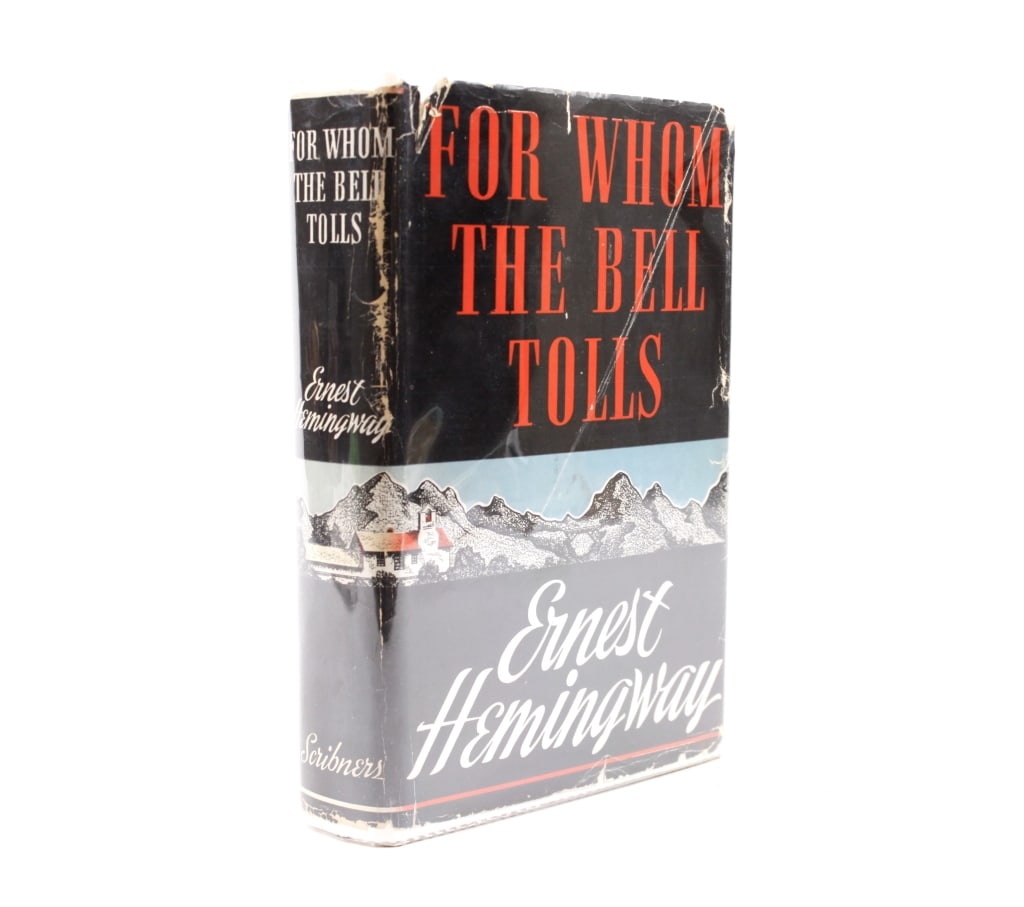 HEMINGWAY, E. FOR WHOM THE BELL TOLLS. 1940. 1st (1 of 3)