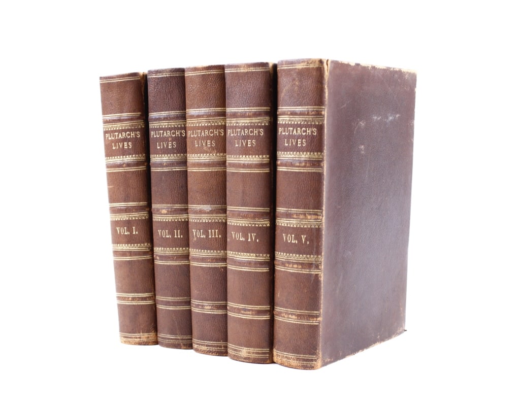 CLOUGH, A.H. PLUTARCH'S LIVES. 5 VOLS. 1907 (1 of 3)