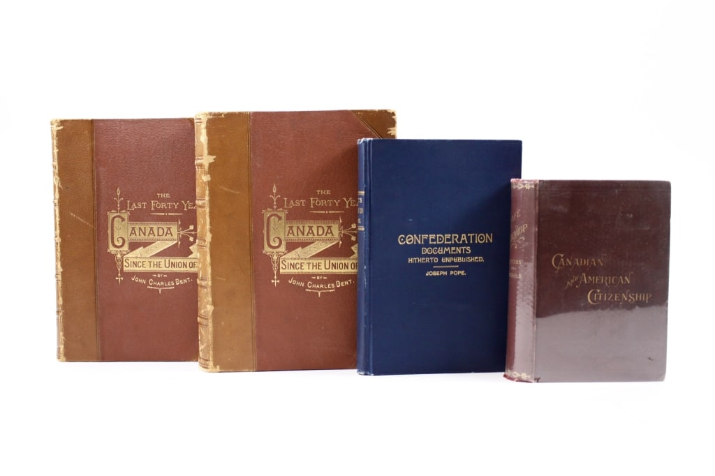 [EARLY CANADA] LOT OF 4 VOLUMES SOLD TOGETHER (1 of 9)