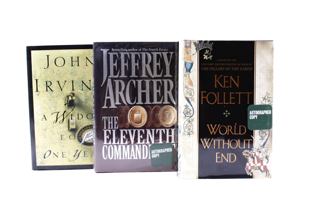 [SIGNED LITERATURE] FOLLET / ARCHER / IRVING (1 of 5)