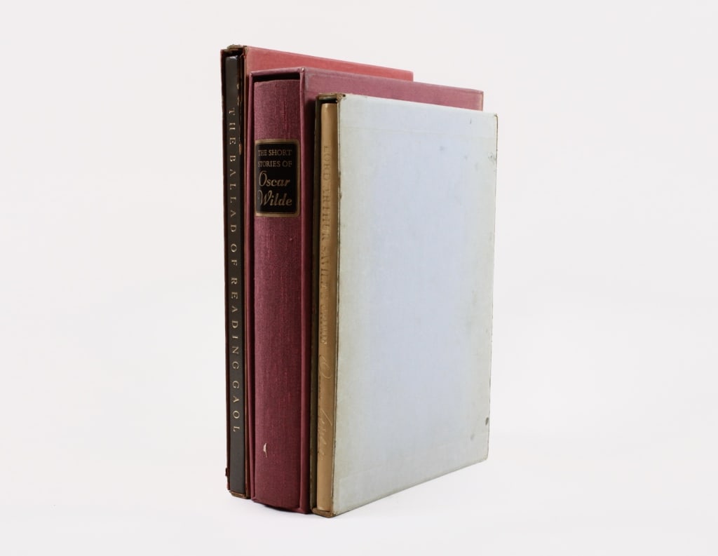 [LTD, ETC.] OSCAR WILDE. LOT OF 3 VOLUMES TOGETHER (1 of 12)